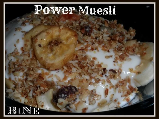 Rezept: BiNe` S POWER MUESLI BiNe` S POWER MUESLI - Rezept