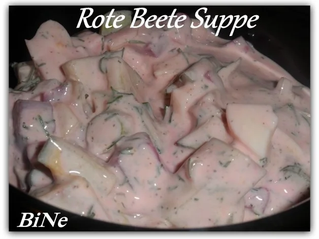 Rezept: BiNe` S ROTE BEETE SUPPE Bild Nr. 2 BiNe` S ROTE BEETE SUPPE - Rezept - Bild Nr. 2