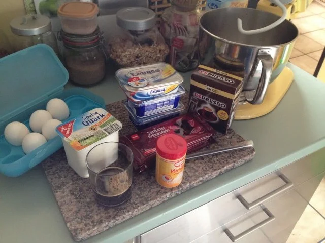 Käsekuchen mit Espresso und Schokodecke - Rezept - Bild Nr. 4