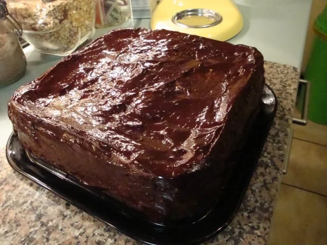 Käsekuchen mit Espresso und Schokodecke - Rezept