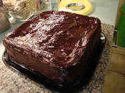 Käsekuchen mit Espresso und Schokodecke - Rezept