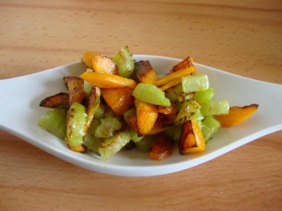 Kartoffelcremesuppe mit gebratenem Gemüse - Rezept - Bild Nr. 15