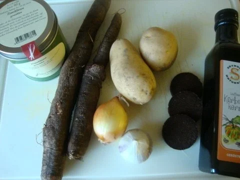 Schwarzwurzelcremesupe mit Zimt - Rezept - Bild Nr. 2