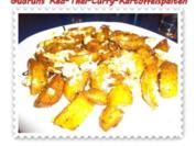 Kartoffeln: Red-Thai-Curry-Kartoffelspalten mit Ziegenkäse - Rezept