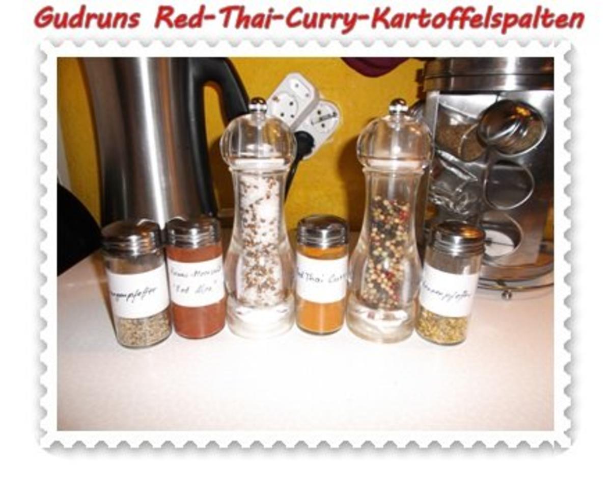 Kartoffeln: Red-Thai-Curry-Kartoffelspalten mit Ziegenkäse - Rezept - Bild Nr. 3