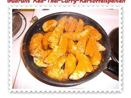 Kartoffeln: Red-Thai-Curry-Kartoffelspalten mit Ziegenkäse - Rezept - Bild Nr. 5