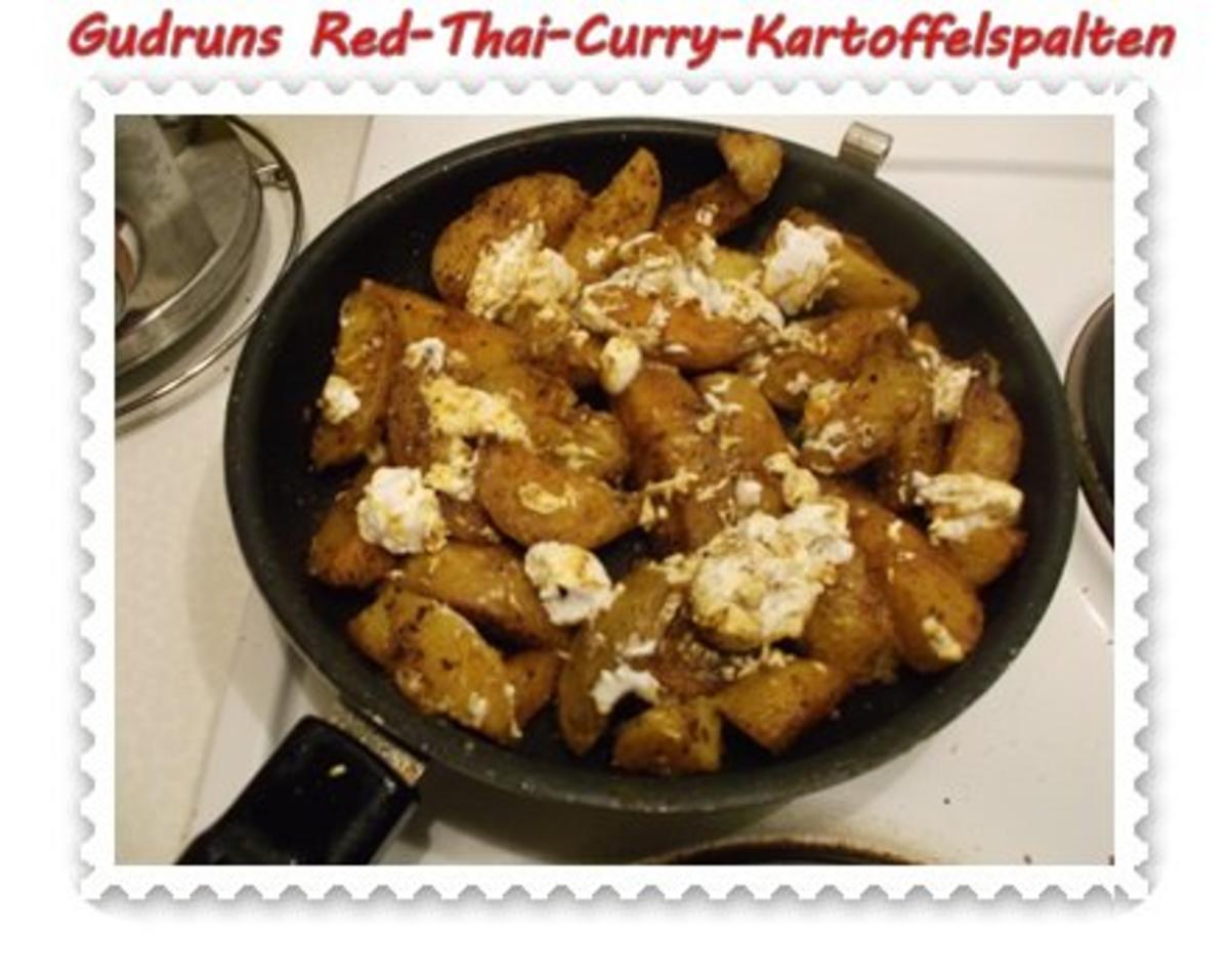 Kartoffeln: Red-Thai-Curry-Kartoffelspalten mit Ziegenkäse - Rezept - Bild Nr. 7