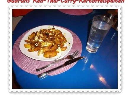 Kartoffeln: Red-Thai-Curry-Kartoffelspalten mit Ziegenkäse - Rezept - Bild Nr. 9