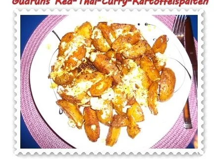 Kartoffeln: Red-Thai-Curry-Kartoffelspalten mit Ziegenkäse - Rezept - Bild Nr. 11