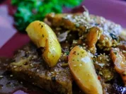 Rezept: Tofu mit Apfel-Feigen Sauce Tofu mit Apfel-Feigen Sauce - Rezept