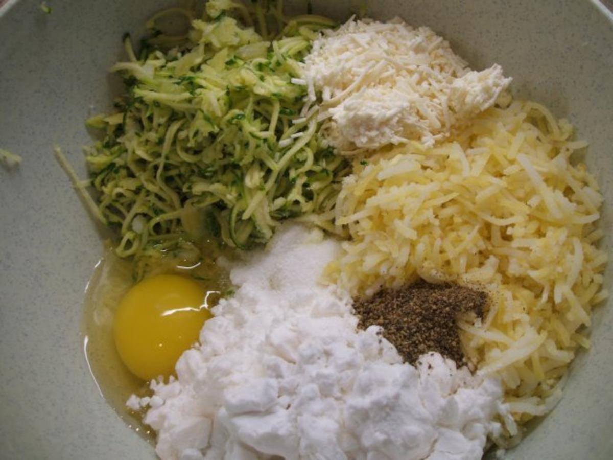 Kartoffeln: Kartoffel-Roulade mit Zucchini-Pilz-Füllung - Rezept - Bild Nr. 3