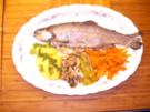 Forelle in Folie gegart - Rezept