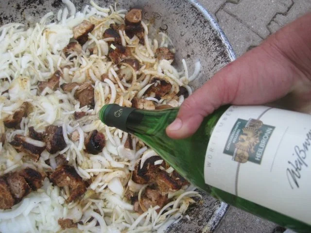 Zwiebelfleisch-Spiessbraten - Rezept - Bild Nr. 6