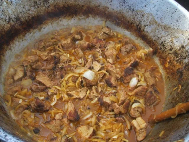 Zwiebelfleisch-Spiessbraten - Rezept - Bild Nr. 8