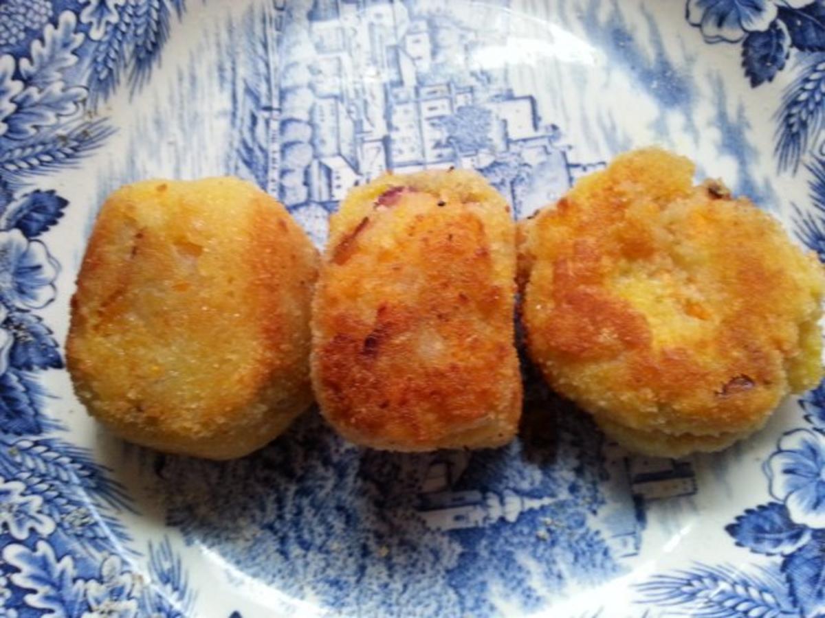 Bilder für japanische Kroketten (Korokke) bzw. vegetarische Frikadellen - Rezept