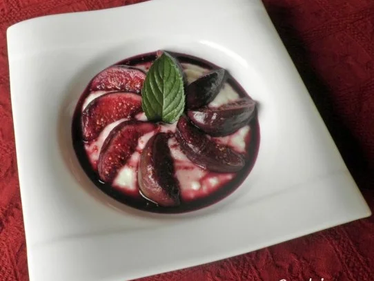 Grießbrei mit Rotwein - Feigen - Rezept - Bild Nr. 2