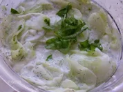 Gurkensalat mit Dill und Sahne - Rezept