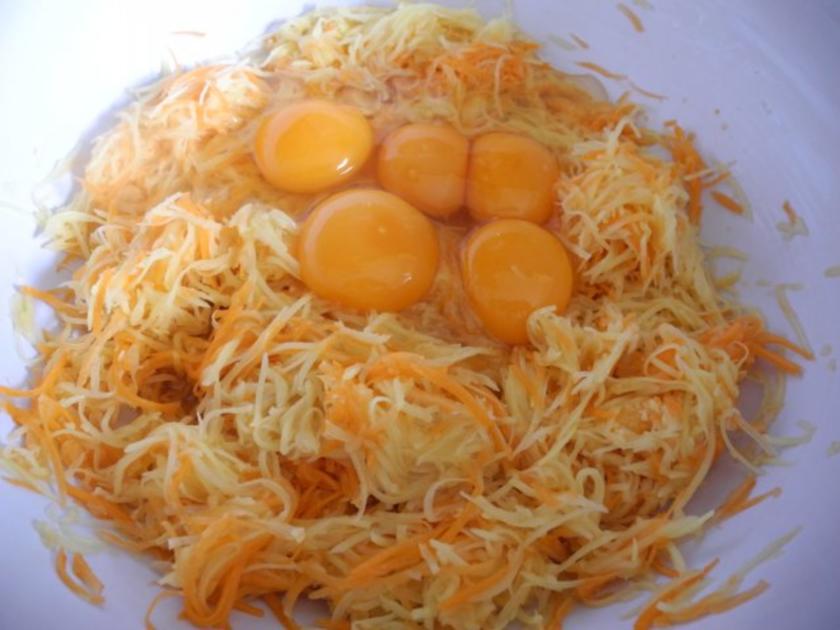 Beilage : Gemüsebratling mit Frischkäsedip - einfach - von Forelle1962