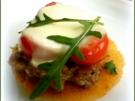 Kartoffel-Plätzchen mit Goldröhrlingen und Kirschtomaten - Rezept