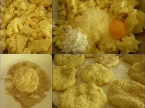 Rezept: Kartoffel-Plätzchen mit Goldröhrlingen und Kirschtomaten Bild Nr. 3 Kartoffel-Plätzchen mit Goldröhrlingen und Kirschtomaten - Rezept - Bild Nr. 3