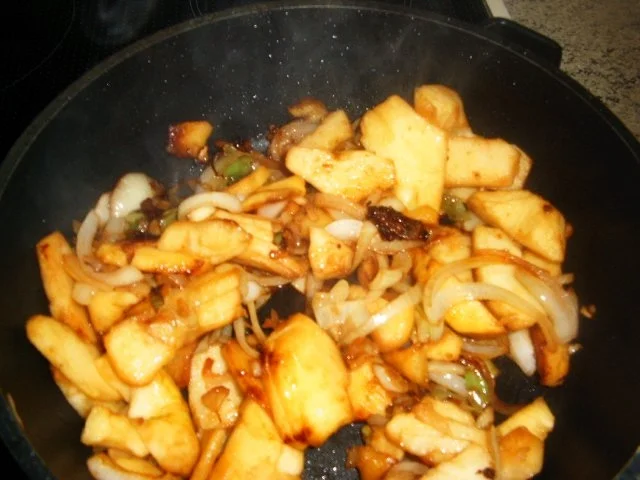 Apfel-Zwiebel-Kotelett - Rezept - Bild Nr. 5