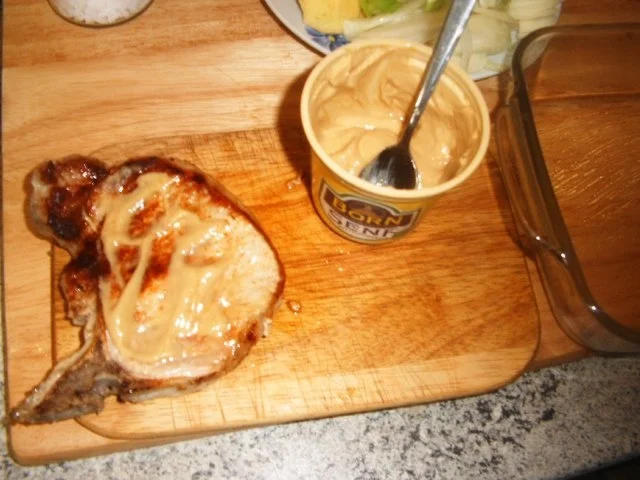 Apfel-Zwiebel-Kotelett - Rezept - Bild Nr. 4