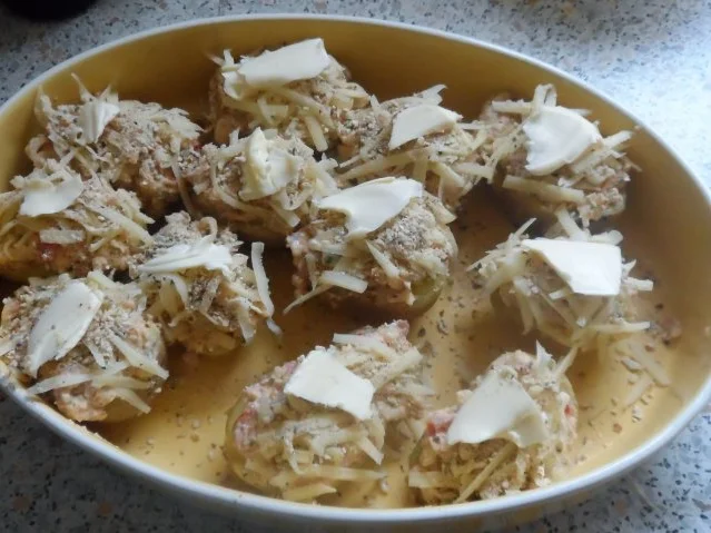 Herzhafte Ofenkartoffeln mit Bergkäse-Speck-Füllung - Rezept - Bild Nr. 11
