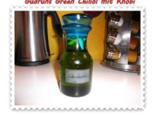 Öl: Green Chiliöl mit Knoblauch - Rezept