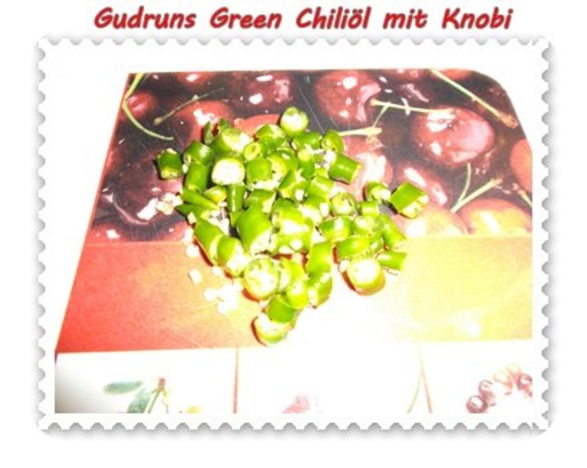 Öl: Green Chiliöl mit Knoblauch - Rezept - Bild Nr. 3