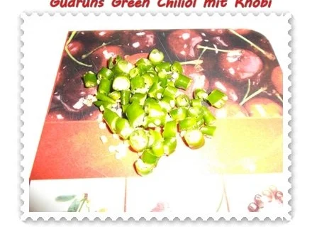 Öl: Green Chiliöl mit Knoblauch - Rezept - Bild Nr. 3