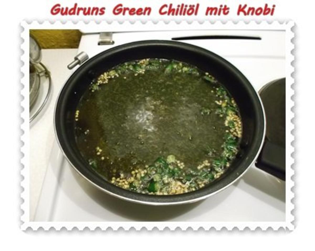 Öl: Green Chiliöl mit Knoblauch - Rezept - Bild Nr. 4