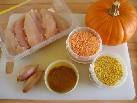 Rot-Gelber Linsentopf mit Kürbis - Rezept - Bild Nr. 2