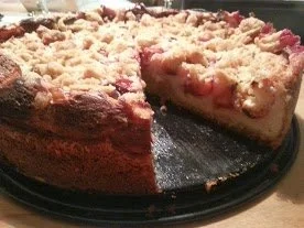 Rezept: Quark-Pflaumen-Streuselkuchen Bild Nr. 2 Quark-Pflaumen-Streuselkuchen - Rezept - Bild Nr. 2