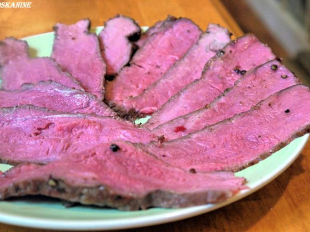 Roastbeef niedrig gegart - Rezept mit Bild - kochbar.de