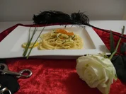 Verführerische Spaghettini mit Wodka-Kaviar-Soße - Rezept