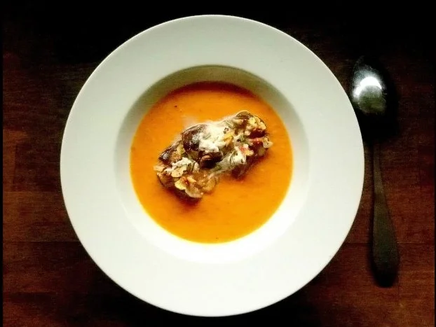 Tomatensuppe mit gebackener Feige - Rezept - Bild Nr. 4