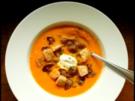 Tomatensuppe mit Stockschwämmchen - Rezept