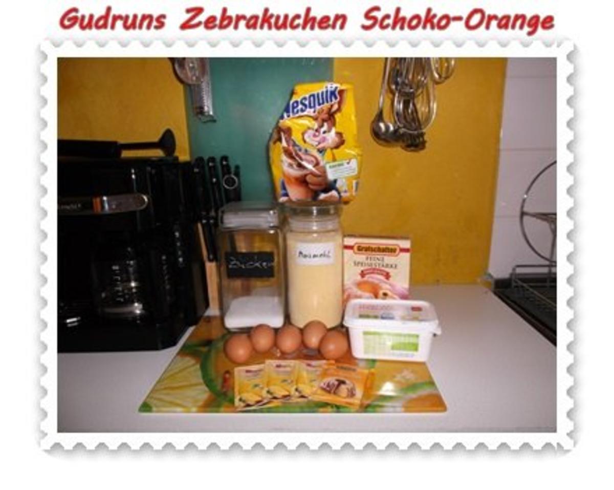 Kuchen: Zebrakuchen Schoko-Orange - Rezept - Bild Nr. 4