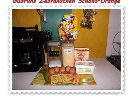 Kuchen: Zebrakuchen Schoko-Orange - Rezept - Bild Nr. 4