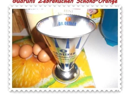 Kuchen: Zebrakuchen Schoko-Orange - Rezept - Bild Nr. 5
