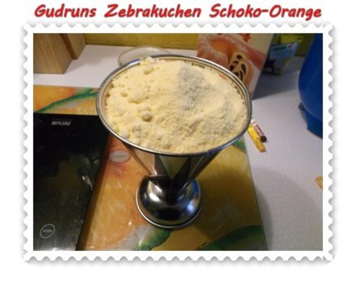 Kuchen: Zebrakuchen Schoko-Orange - Rezept - Bild Nr. 7