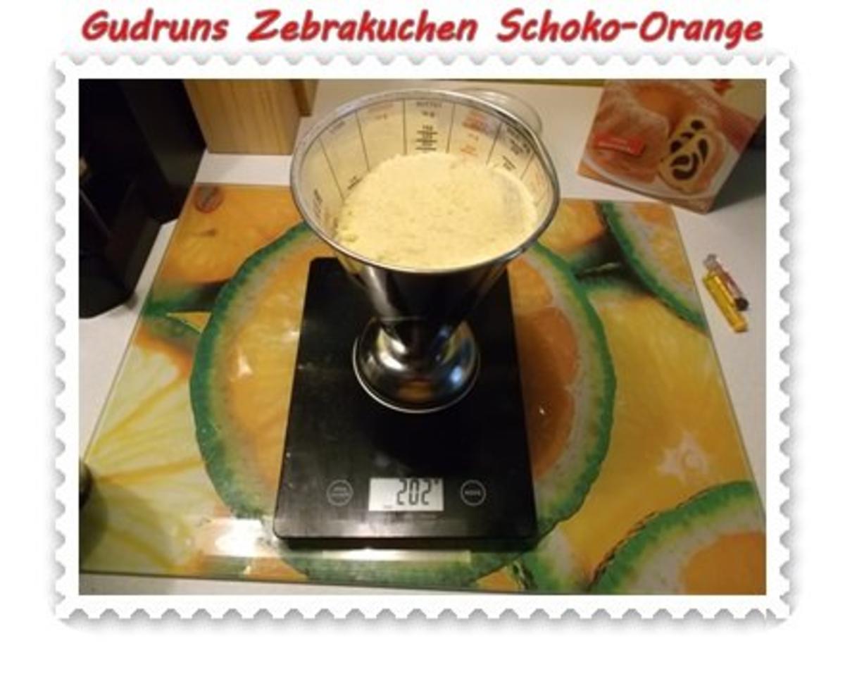 Kuchen: Zebrakuchen Schoko-Orange - Rezept - Bild Nr. 9