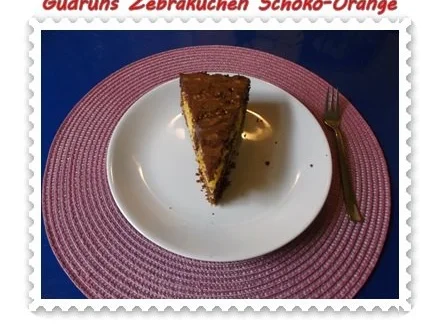 Kuchen: Zebrakuchen Schoko-Orange - Rezept - Bild Nr. 24