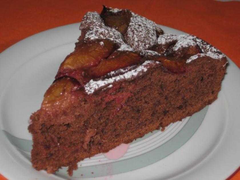 Zwetschgen Rotwein Schoko Kuchen - Rezept - kochbar.de