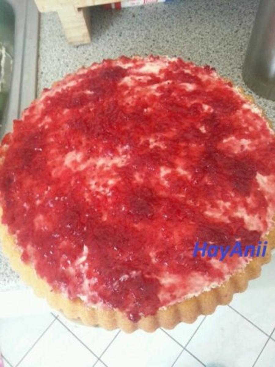 Bilder für 10 Min HimbeerKuchen - Rezept