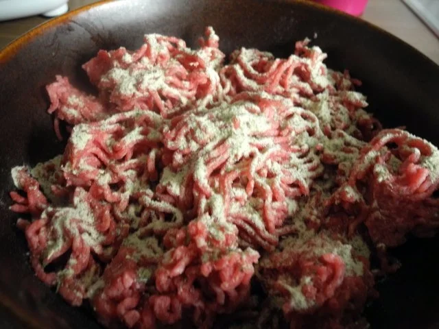 Hackfleisch : Gemüsehack auf Kartoffelmus (Kartoffelbrei) - Rezept - Bild Nr. 5