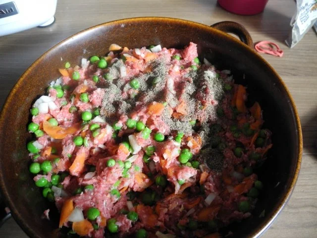 Hackfleisch : Gemüsehack auf Kartoffelmus (Kartoffelbrei) - Rezept - Bild Nr. 10