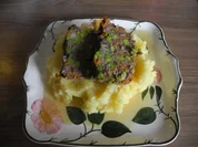 Hackfleisch : Gemüsehack auf Kartoffelmus (Kartoffelbrei) - Rezept