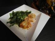 Tigergarnelen & Jacobsmuscheln auf sommerlichen Salat - Rezept