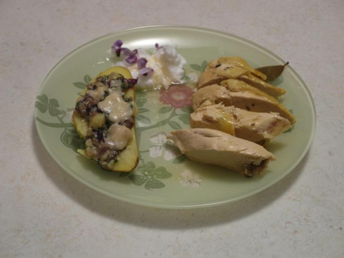 Zitronenhuhn mit gefüllter Kartoffel an Zitronenschaum - Rezept Von
Einsendungen Das perfekte Dinner